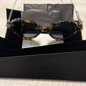 Dior Tortoise Shell Round Sunglasses